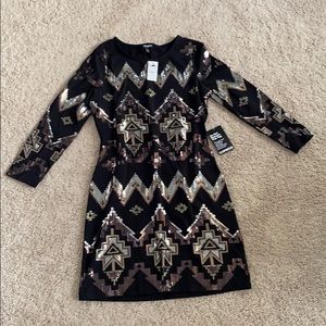 Express sequin dress
